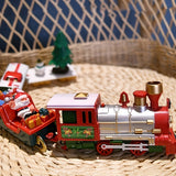 Deluxe Electric Christmas Train Set - Diecast Model Railroads with Realistic Details, Educational Toy for Youngsters, Perfect Gift for Holidays like Christmas, Halloween, and Thanksgiving