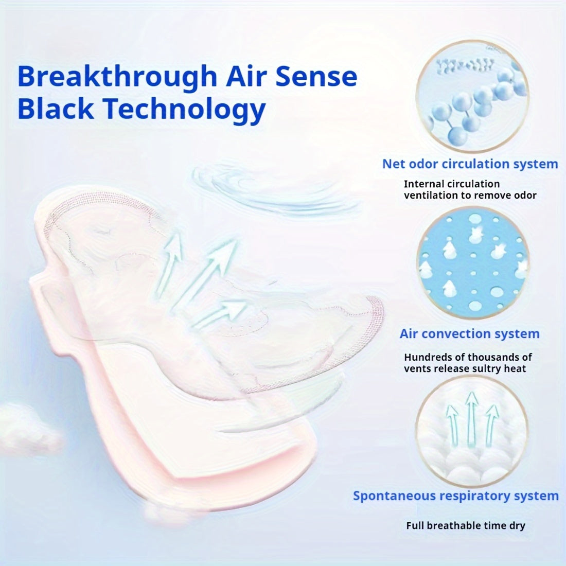 4 Bags/24pcs FREEMORE Ultra-Thin And Ultra-Long 430Mm Night Sanitary Pads, Comfortable Sleeping, Free Rotation, No Need to Worry about Side Leakage
