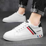 Men's Trendy Street Style Low Top Skateboard Shoes, Comfy Non-Slip Lace-Up Durable Sneakers For Men's Outdoor Activities