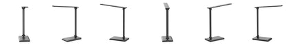 Lámpara de escritorio LED portátil y plegable para el hogar, la oficina y el dormitorio. 5 niveles de brillo y 5 temperaturas de color (3000k-6500k) para adaptarse a diferentes usos.