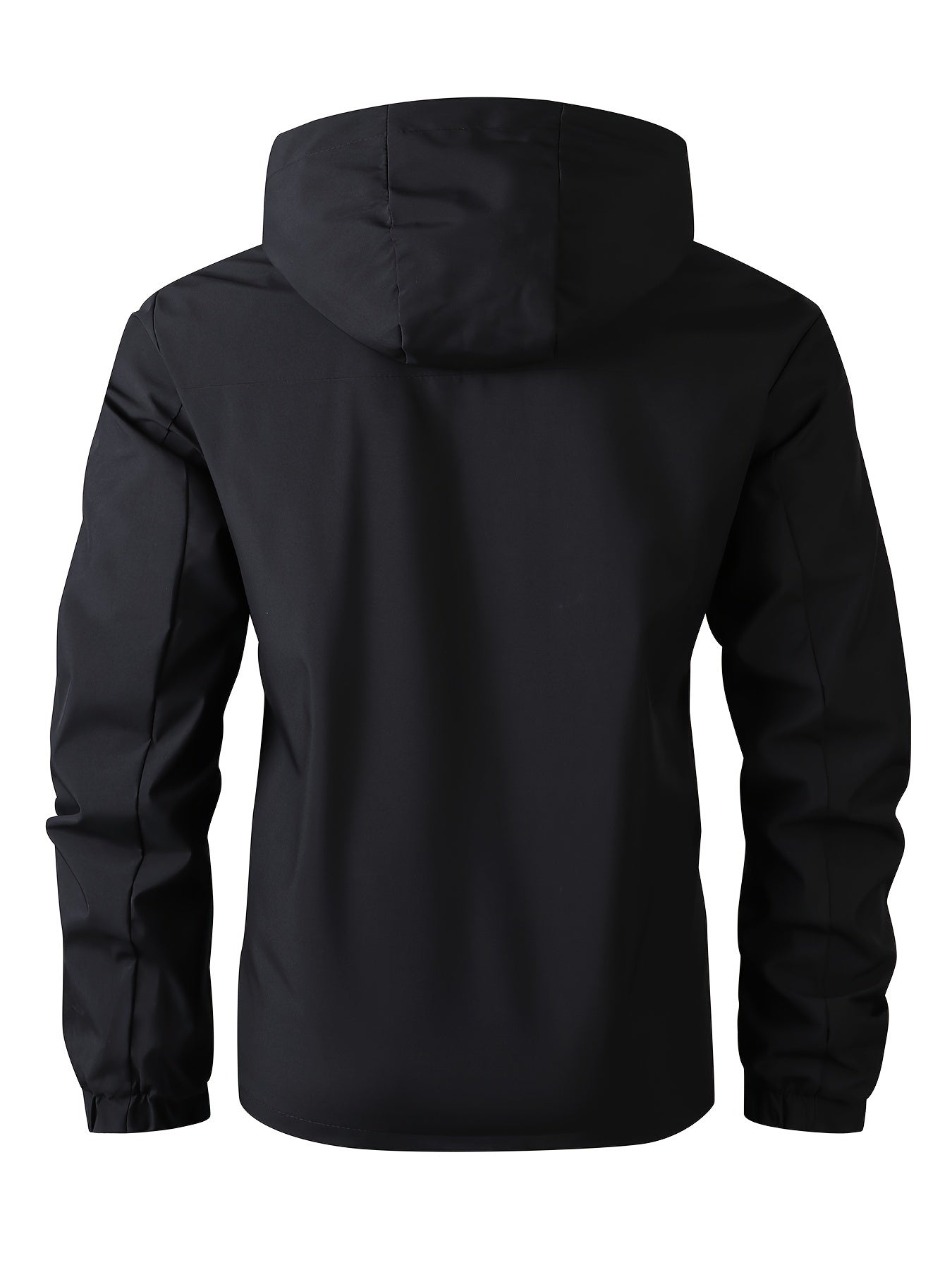 Men's Fashion Casual Waterproof Windbreaker Hooded Jacket, Outdoor Coat With Zip Pockets – Lightweight And Breathable