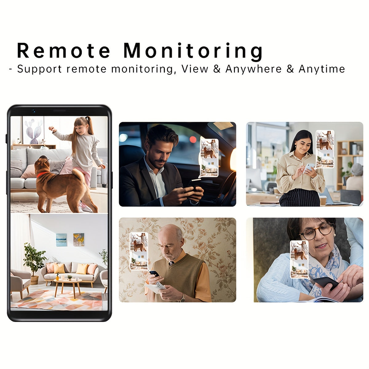JOOAN 4K Outdoor Dual Lens PTZ WiFi Camera, 5G Compatible, Wall Hanging, 1296p Video, Two-Way Audio, HD Resolution, Application Control, Audio & Motion Alerts, Color Display, USB Power, without Battery, for Security Monitorin