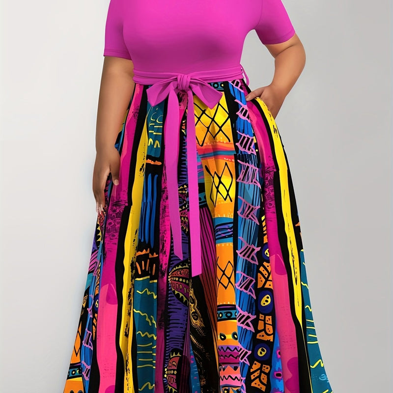 Plus Size, Women's Fashion Plus-Size Dress