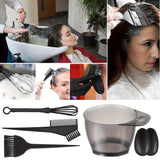 6pcs Professional Hair Dye Kit - Complete DIY Home Salon & Barber Shop Essentials for Stunning Color Results, Hair Dye Tools