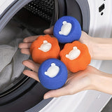 3/6 Pack Pet Hair Remover Balls for Laundry, Wrinkle & Lint Reduction, Reusable Dryer Balls, Formaldehyde-Free, Non-Waterproof, Body Use - Saves Drying Time