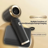2-in-1 Wireless Car Vacuum Cleaner: 4000mAh Battery, 35dB Noise Level, 0-200W Power, ≥0.4L Dust Cup Capacity