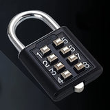 1pc Combination Password Rotary Padlock, Durable Alloy, Secure Number Code Lock For Suitcase, Luggage, Drawer, Bicycle, Travel, Cabinet Security