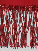 Bat Sleeve Plus Size Tights Tassel Dress