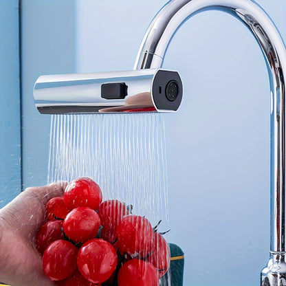 Adaptador de grifo de cocina multifuncional (1 pieza), accesorio de repuesto para grifo de lavabo de baño, material ABS, acabado superficial sin terminar, compatible con varios modelos. Accesorio esencial para el hogar en Navidad y Halloween.
