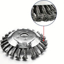 Heavy-Duty Steel Wire Trimmer Head - Ideal for Efficient Garden & Lawn Care, Metal Construction