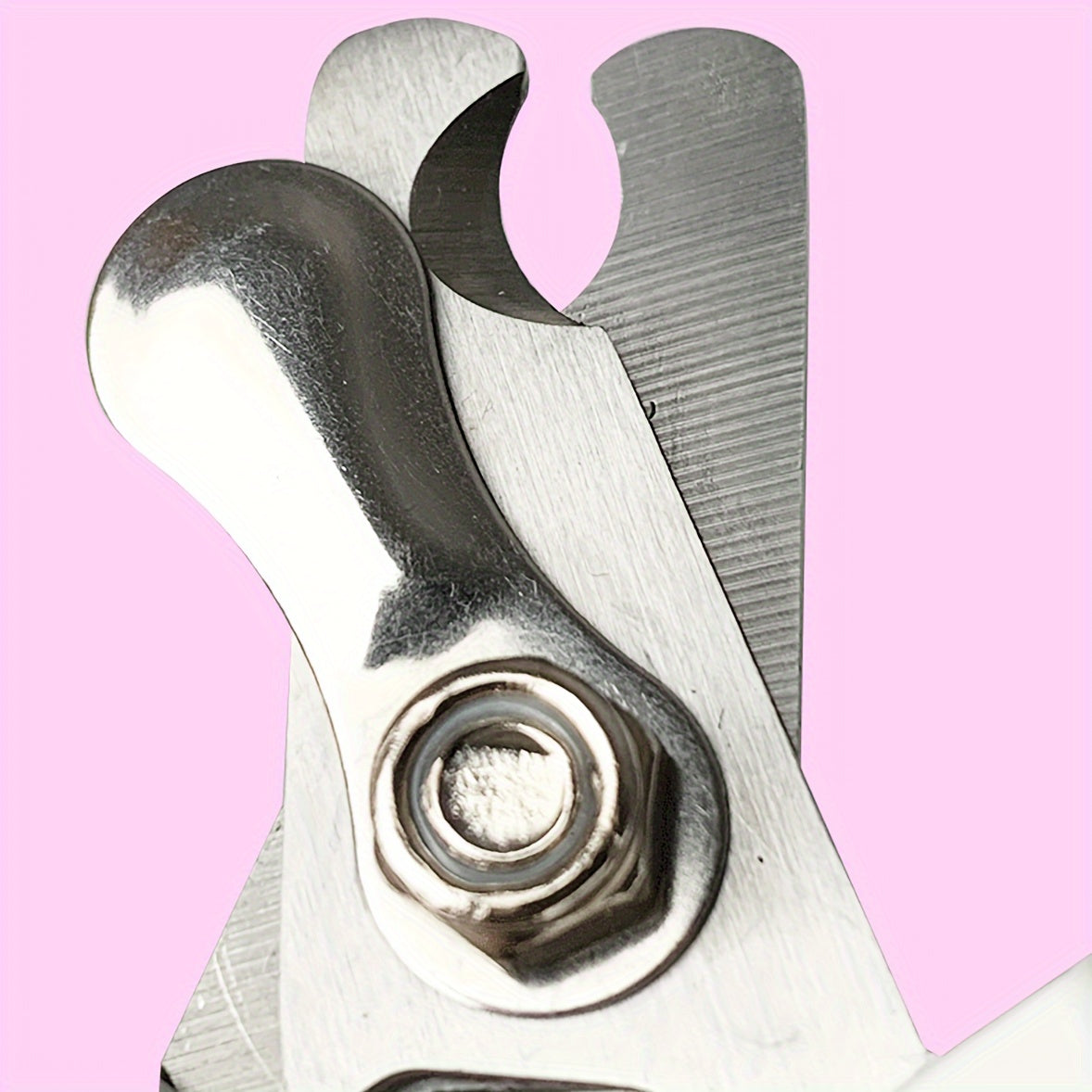Stainless Steel Pet Nail Clipper with Splash Guard - Safe Grooming Tool for Dogs & Cats, 1pc