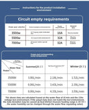 Instant Water Heater 220V 3000W-5500W Portable Electric Heaters for Bathroom Hot Water Shower and Home Kitchen Heating