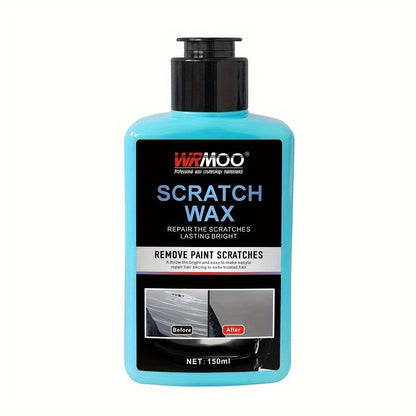 WRMOO Scratch Wax for Car Paint Restoration - Quick Repair & Gloss Enhancer, Scratch & Swirl Remover for All Paint Colors, Long-Lasting Shine, Easy Application - 150ml