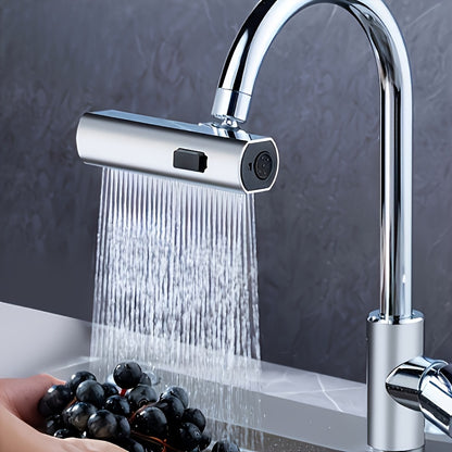 Adaptador de grifo de cocina multifuncional (1 pieza), accesorio de repuesto para grifo de lavabo de baño, material ABS, acabado superficial sin terminar, compatible con varios modelos. Accesorio esencial para el hogar en Navidad y Halloween.