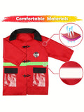 Disfraz de bombero para niños, disfraz de bombero, disfraz de jefe de bomberos, disfraz de Halloween, regalo de cumpleaños para niños de 3, 4, 5, 6 y 7 años.