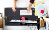 Oversized Felt Mouse Pad, Non-slip Felt Table Mat/Desk Pad Protection/Office Felt Table Mat/Keyboard Pad
