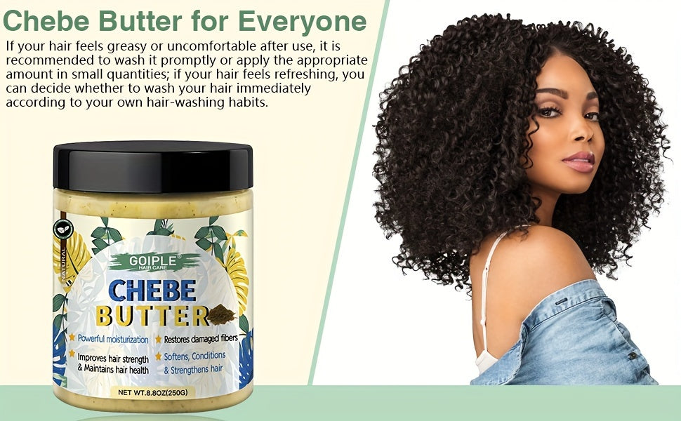 [Popular Choice] Goiple African Chebe Hair Butter - 8.8oz | Long-Lasting Moisture & Softness, Natural Chebe Powder Extract for Enhanced Texture & Scalp Health, Goiple