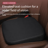 Boost Your Driving Comfort: Thickened Car Seat Cushion with Angled Design for Short Stature - Fit, Easy Care