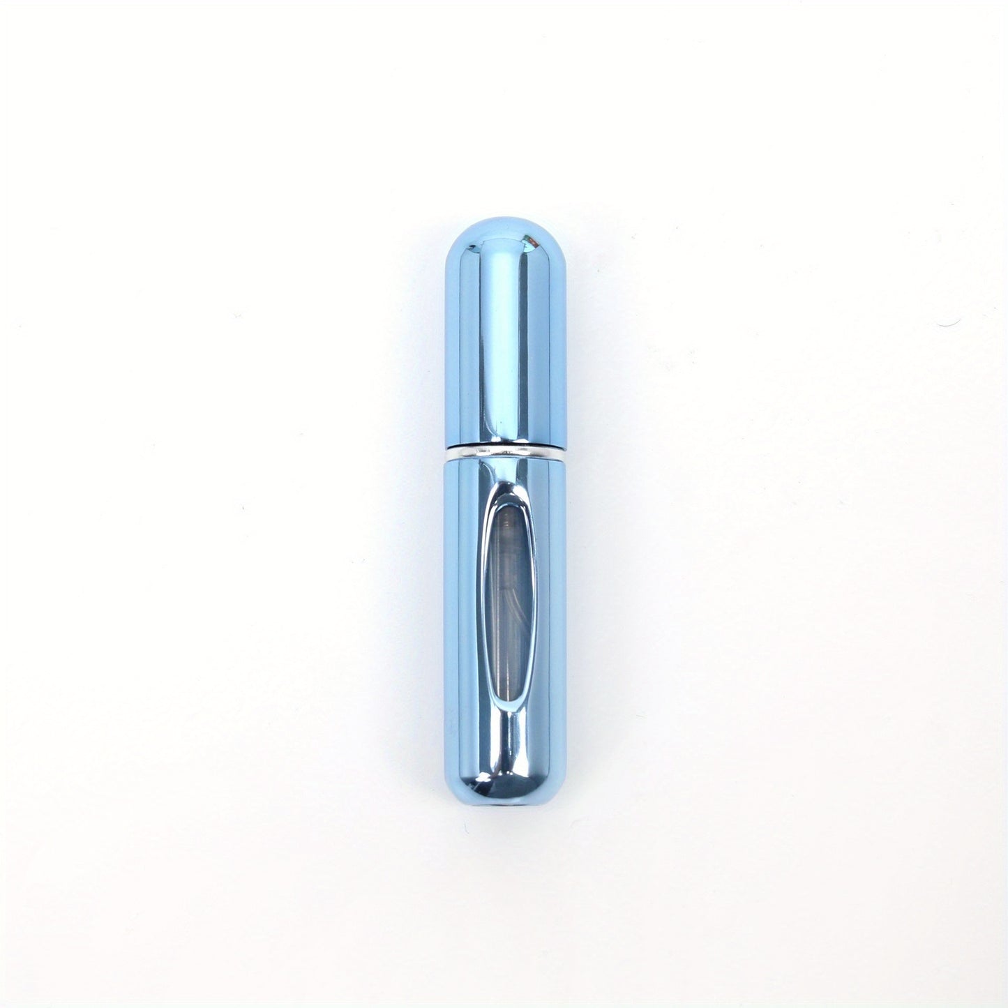 Botella de perfume compacta y recargable con atomizador: perfecta para viajar.