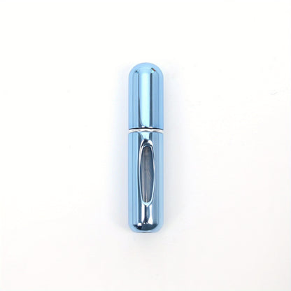 Botella de perfume compacta y recargable con atomizador: perfecta para viajar.