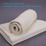 Toalla de gamuza para limpieza de coche - Paño absorbente de agua de cuero genuino natural para el cuidado del automóvil, sin rayas ni pelusas, 1 pieza
