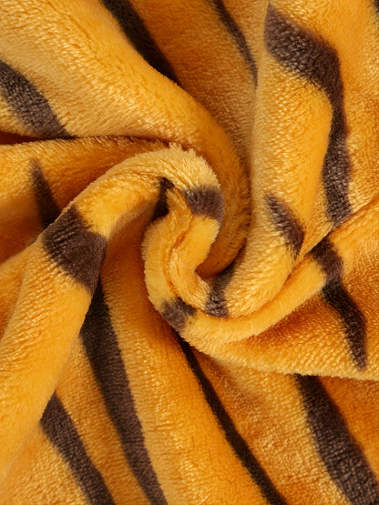 Lindo disfraz de tigre bebé para Halloween: mono unisex con capucha para cosplay y calidez.