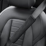 2pcs Soft Plush Car Seat Belt Shoulder Pads - Fit, Comfortable Safety Belt Covers for All Seasons