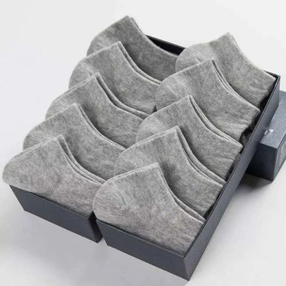 5/10/12 Pairs Comfy Ankle Socks, Solid Color Ankle Sock Pack, Women's Stockings & Hosiery