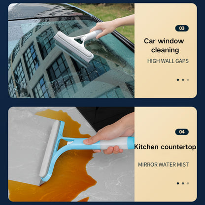 1pc ProClean Glass Squeegee with Built-In Sprayer - Effortless Streak-Free Shine for Windows, Mirrors &amp; Auto Glass - Essential Multi-Functional Home and Car Cleaning Tool for Sparkling Results