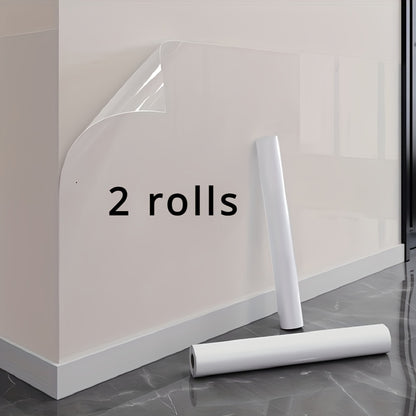 Película protectora electrostática transparente para pared, decoración de pared antiadherente, adhesivo de plástico impermeable y resistente al aceite, apto para cocina y hogar, instalación sencilla.