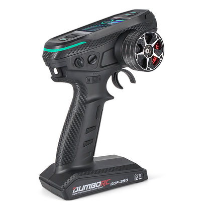 Control remoto digital DUMBORC 2.4G 10CH DDF-350, transmisor con receptor para coche, barco, tanque, sistema LCD FHSS