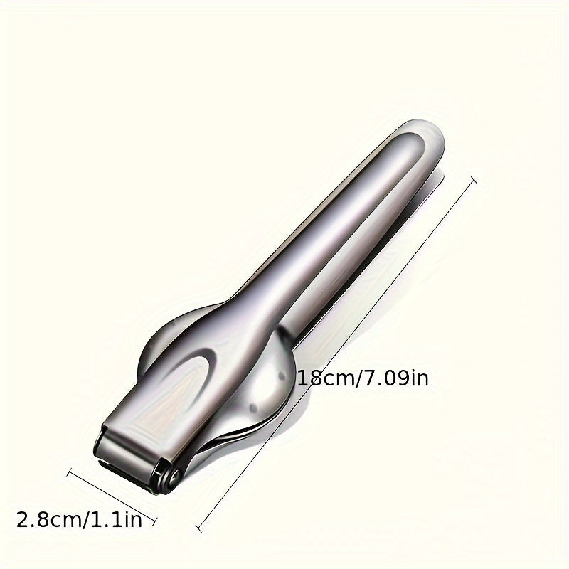 Stainless Steel Nutcracker - Versatile Chestnut, Walnut & Dried Fruit Opener for Home, Outdoor Picnics & Commercial Use