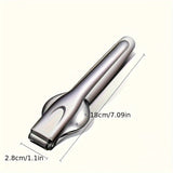 Stainless Steel Nutcracker - Versatile Chestnut, Walnut & Dried Fruit Opener for Home, Outdoor Picnics & Commercial Use