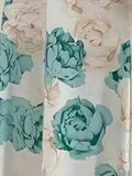 Floral Print Plunge Neck A-line Dress, Elegant Vacation Flutter Sleeve Maxi Length Dress For Spring &amp; Summer, Women's Clothing