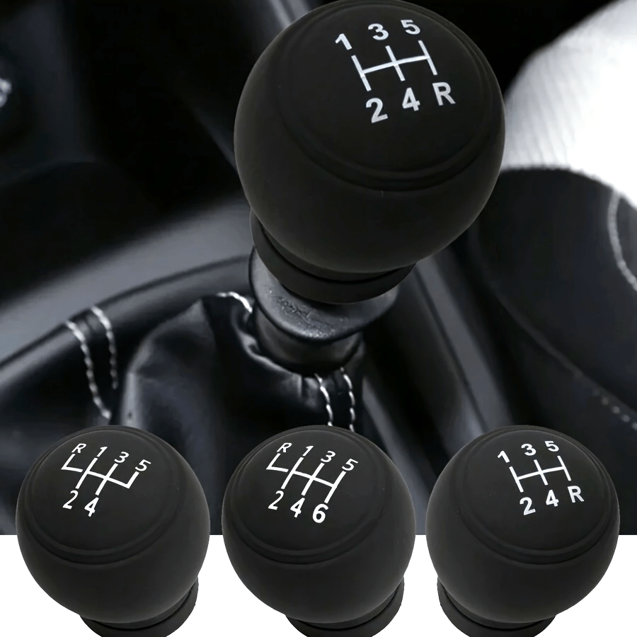 Non-Slip Silicone Car Shift Knob Cover - Dustproof &amp; Waterproof Grip Sleeve for Enhanced Vehicle Interior Accessories