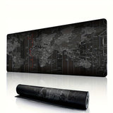 Water-Resistant Large Gaming Mouse Pad with Stitched Edges, 1PC Extended Thick Rubber Desk Mat with Non-Slip Base, Washable Mousepad
