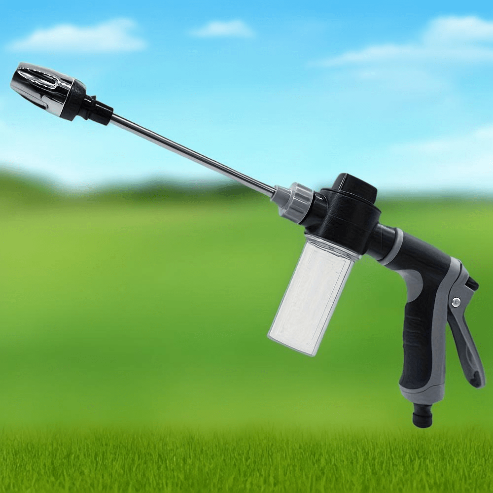 Power High Pressure Washer for Every Garden Hose - Portable High Pressure Washer with Foam Cup, Flush Ground Balcony Bathroom Water Hose Tap Water Cleaning Artifact
