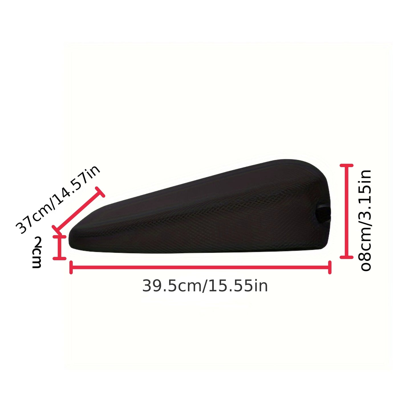 Boost Your Driving Comfort: Thickened Car Seat Cushion with Angled Design for Short Stature - Fit, Easy Care