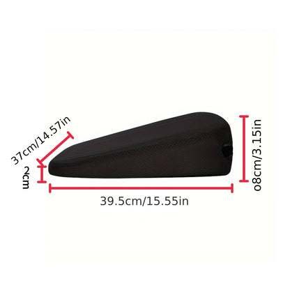 Boost Your Driving Comfort: Thickened Car Seat Cushion with Angled Design for Short Stature - Fit, Easy Care