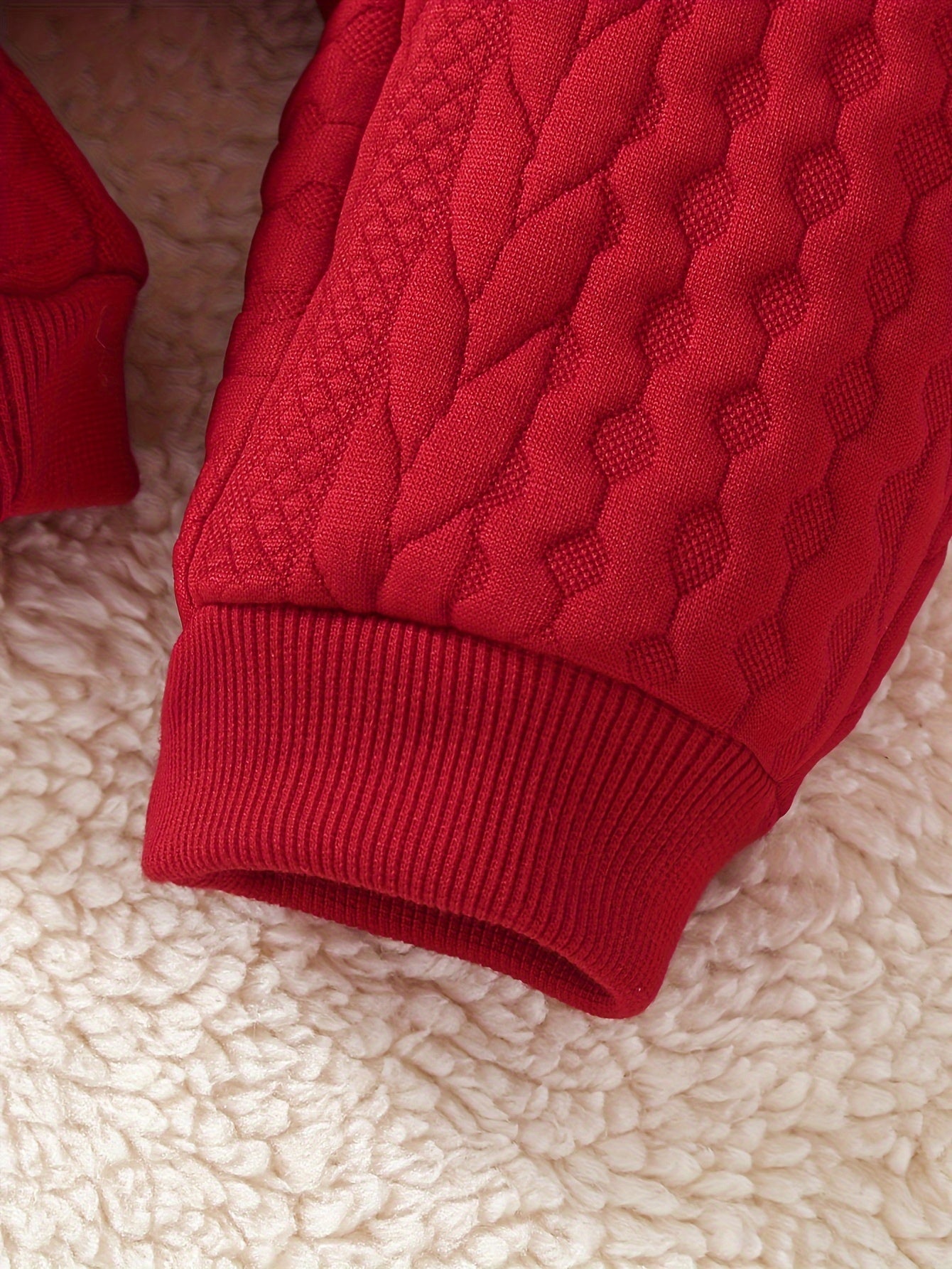 Adorable mono informal de manga larga con capucha y lazo de jacquard para bebé, mono para niña pequeña y bebé, ideal para exteriores en otoño e invierno.