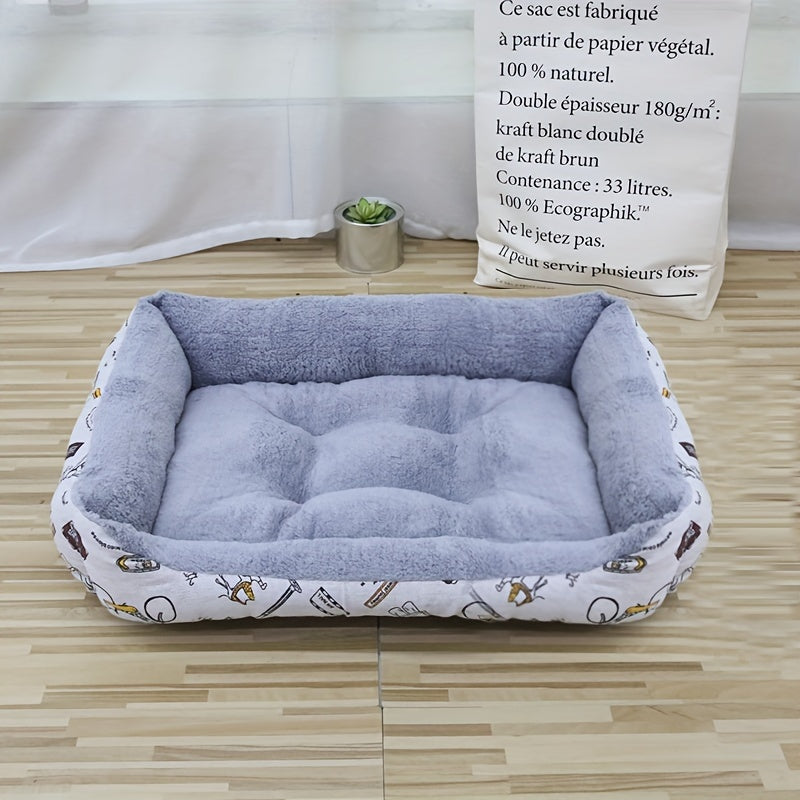 [Top-Rated] Cozy Plush Pet Bed for Cats &amp; Small Dogs - Thick, Warm Padded Nest with Traditional Style