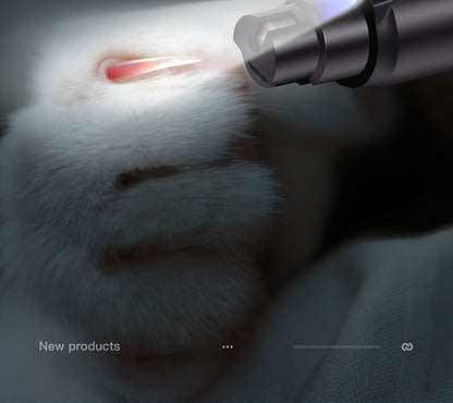 Rechargeable Pet Nail Grinder with LED Light - USB Powered, Lithium Battery, Ideal for Dogs &amp; Cats
