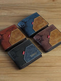 1pc Men's Vintage Short Wallet, Multi Card Slots Wallet, Ideal Gift For Men
