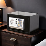 Large All-Steel Fireproof Burglar-Proof Safe with Combination Lock, Home Office Financial Cash Management Box, Jewelry Collection Safe, Wall-Mounted/Cabinet-Mounted, Electronic Password Lock, No Battery Included