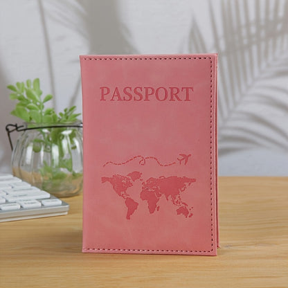 Minimalist Passport Protector, Document Holder, Men's Solid Colour Card Wallet
