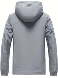 Men's Waterproof Rain Jacket Outdoor Lightweight Rain Shell Coat For Hiking, Golf, Travel