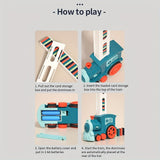 Fun and Educational Domino Rally Electric Train Set for Kids - Creative Building Blocks for Hours of Fun! HalloweenChristmas Gifts