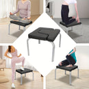 1x Black PU Yoga Inversion Chair with Steel Pipe Frame - Detachable, 200kg Capacity, Ideal for Headstands & Workouts, Perfect for Halloween/Christmas/Thanksgiving, Versatile Workout Chair|Modern Fitness Chair|Durable Construc
