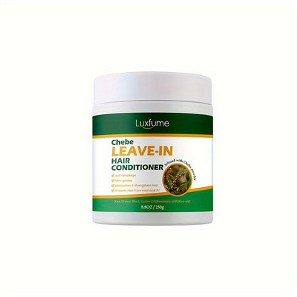 Chebe Leave In Conditioner with Castor oil, Thickening Strengthening Chebe Butter, Chebe Powder, Chebe Oil, Best for Split Ends/Dry/Damaged Hair