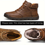 CLOHOO Men's High-Top Casual Sneakers - Comfortable, Non-Slip Rubber Sole, Lace-Up Shoes for Outdoor & Casual Attire